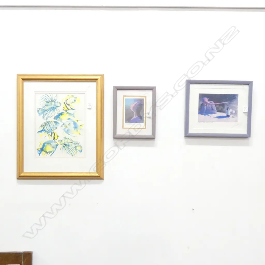 3 PRINTS: NOSE FOR WINE; ARROGANT; AND LAHINA WATERS Image 1++