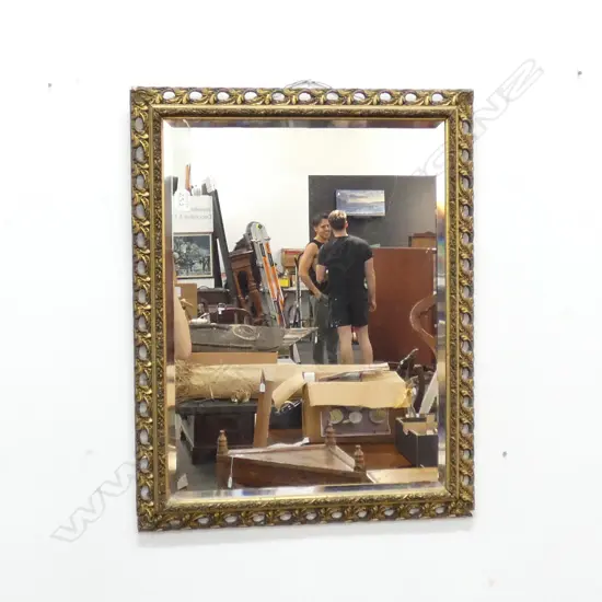 GILT FRAMED BEVELLED MIRROR