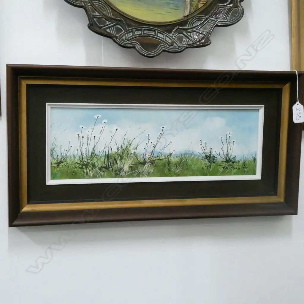 PATRICIA R. CORBETT 'DAISIES IN THE FIELD' ACRYLIC ON BOARD, SIGNED Image 1++