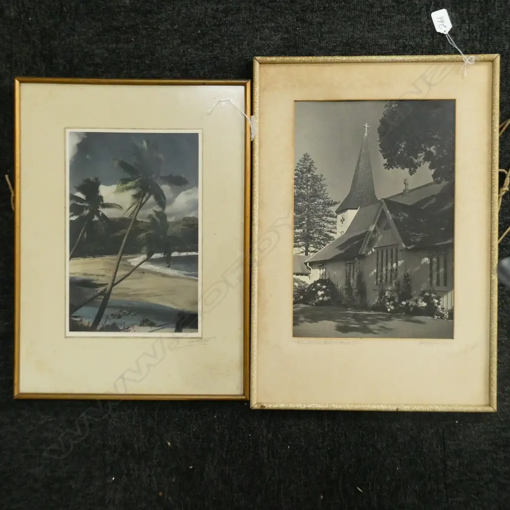2 VINTAGE PHOTOS, BY CHAPMAN TAYLOR AND STINTSONS Image 1++