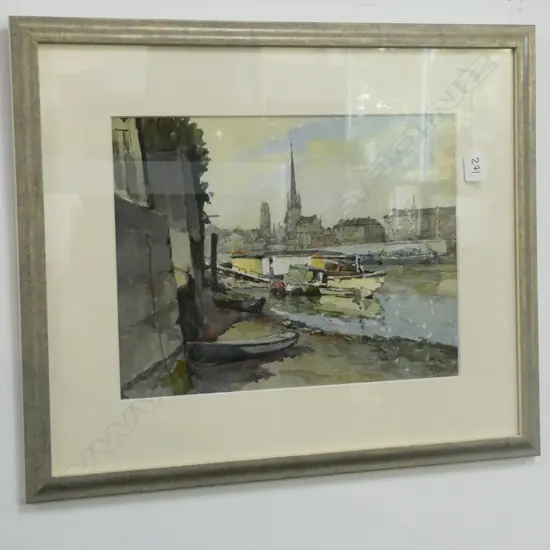 FRAMED CONTINIENTAL ARTWORK BY NICKOLAS MARKOVITCH