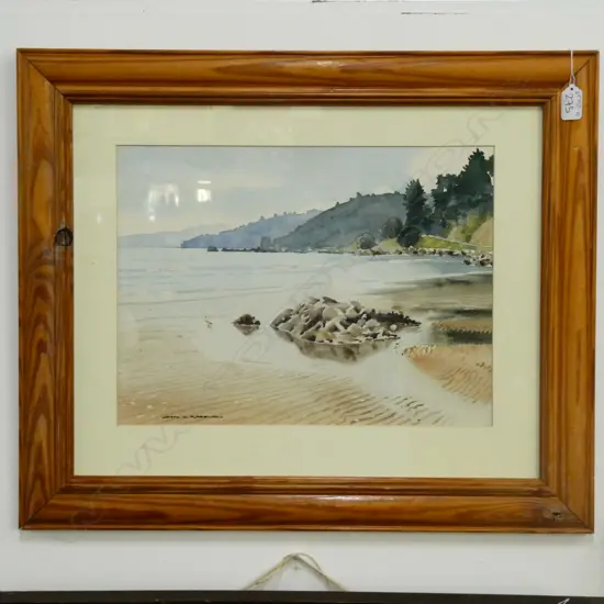 JOHN L RAEBURN THAMES COAST WATER COLOUR 400X300 IMAGE SIZE