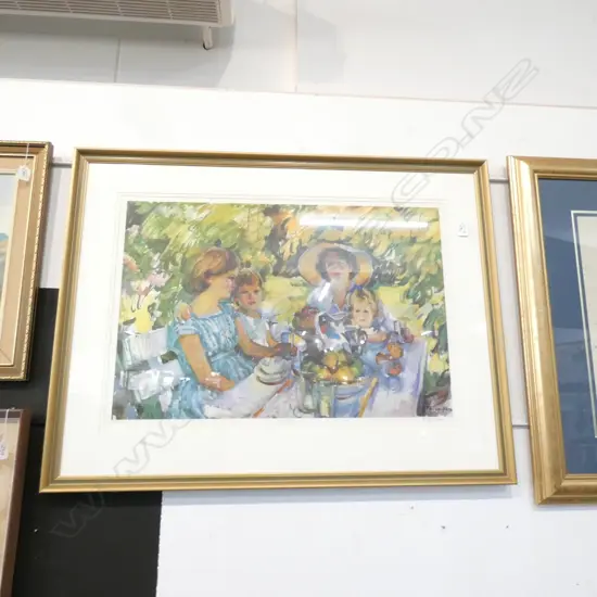 SIGNED EVELYN PAGE PRINT 520 X 740 MM