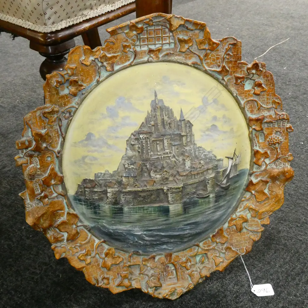 W.S AND S RELIEF WALL PLAQUE OF SAINT MICHEL D 450 MM Image 1++