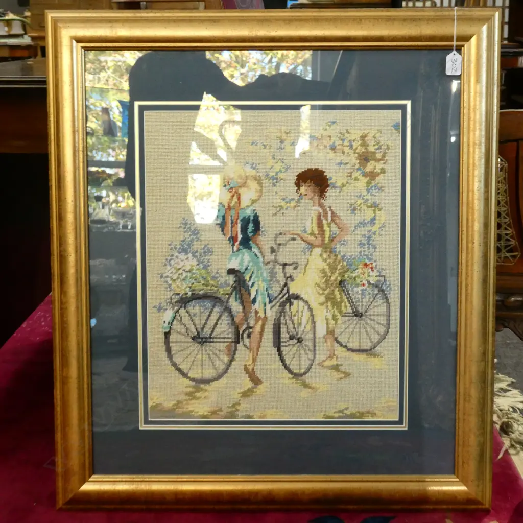 FRAMED EMBROIDERY 825 X 730MM FRAME Image 1++