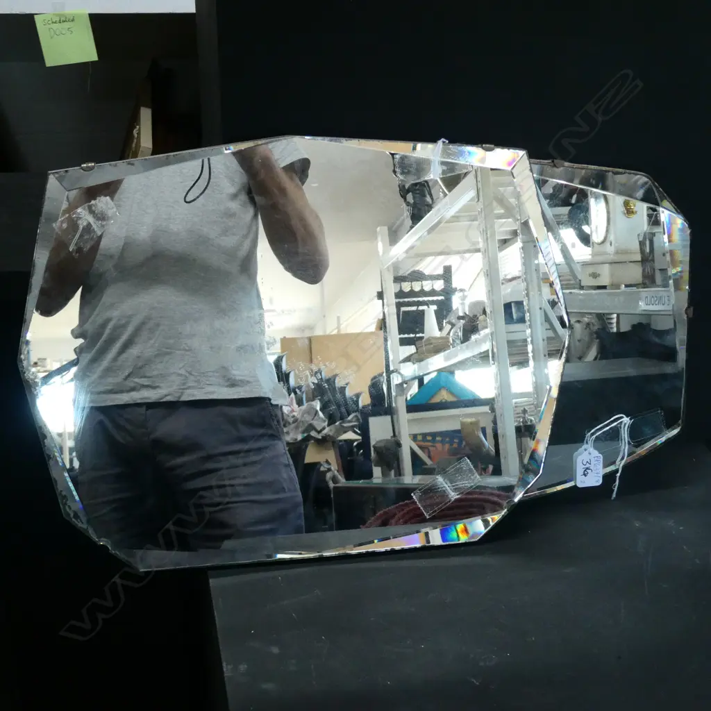 2 ART DECO MIRRORS L. 560MM Image 1++