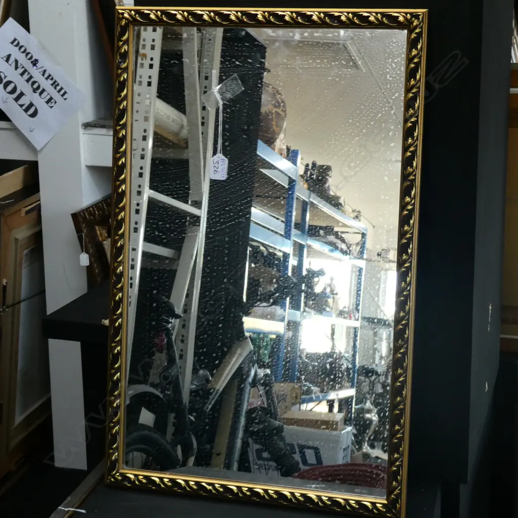 GILT FRAMED MIRROR 700 X 450MM Image 1++