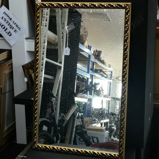GILT FRAMED MIRROR 700 X 450MM
