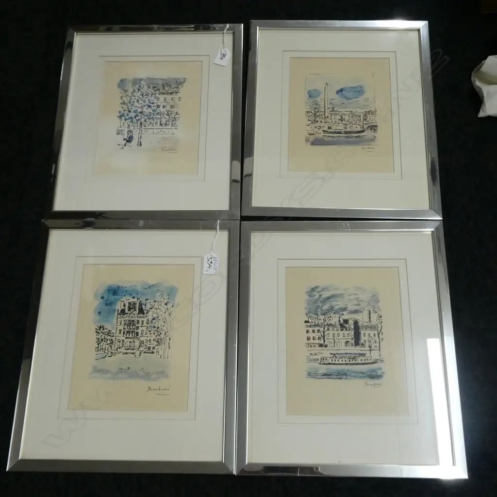 SET OF 4 TAMBURI PRINTS 390 X 330MM Image 1++