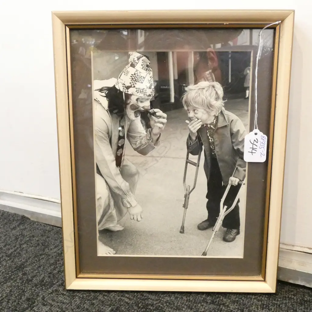 JACK SHORT PHOTO CLOWN & BOY235X170mm DETAILS VERSO Image 1++