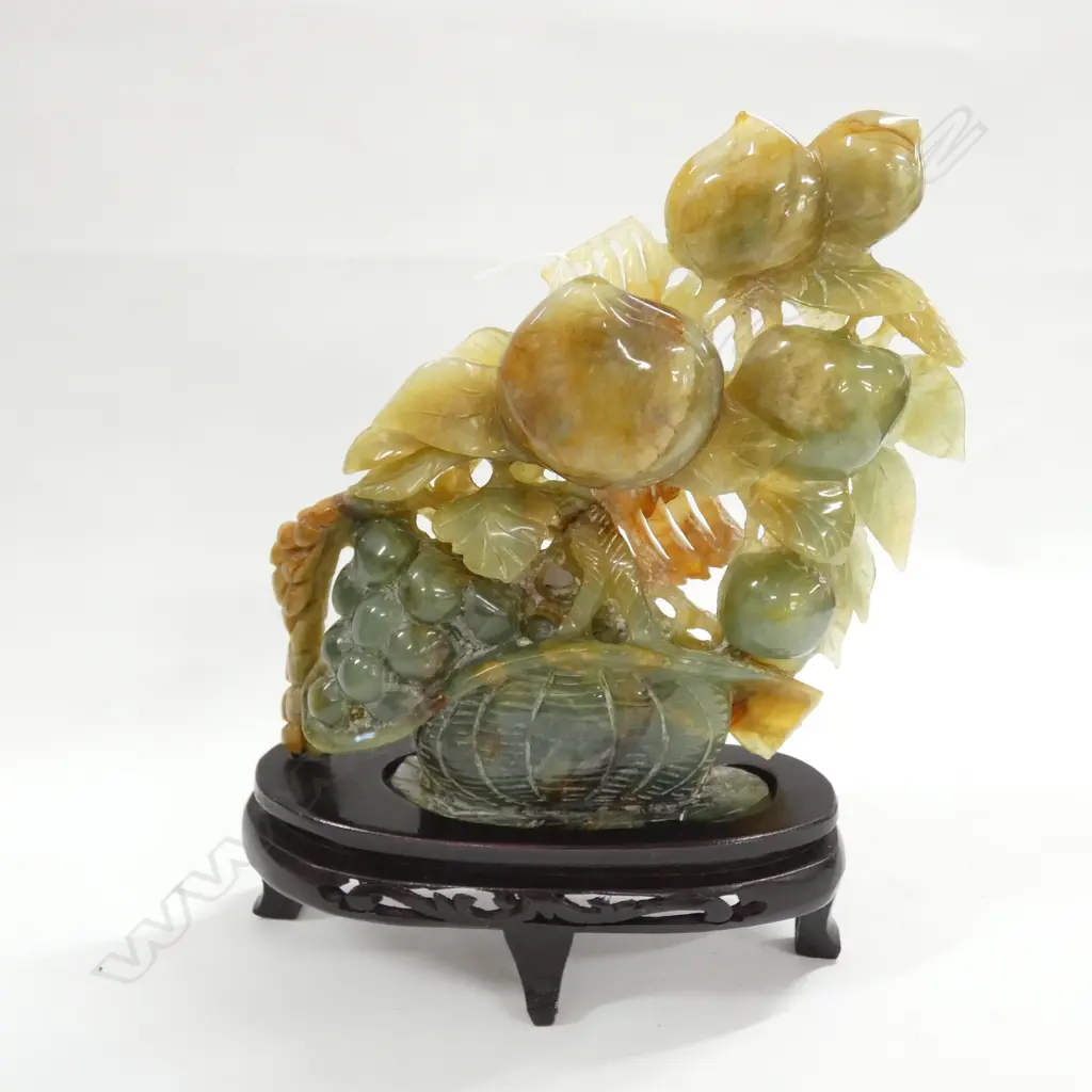 SOAPSTONE CARVING ON STAND H. 240MM AF MINOR LOSSES Image 1++
