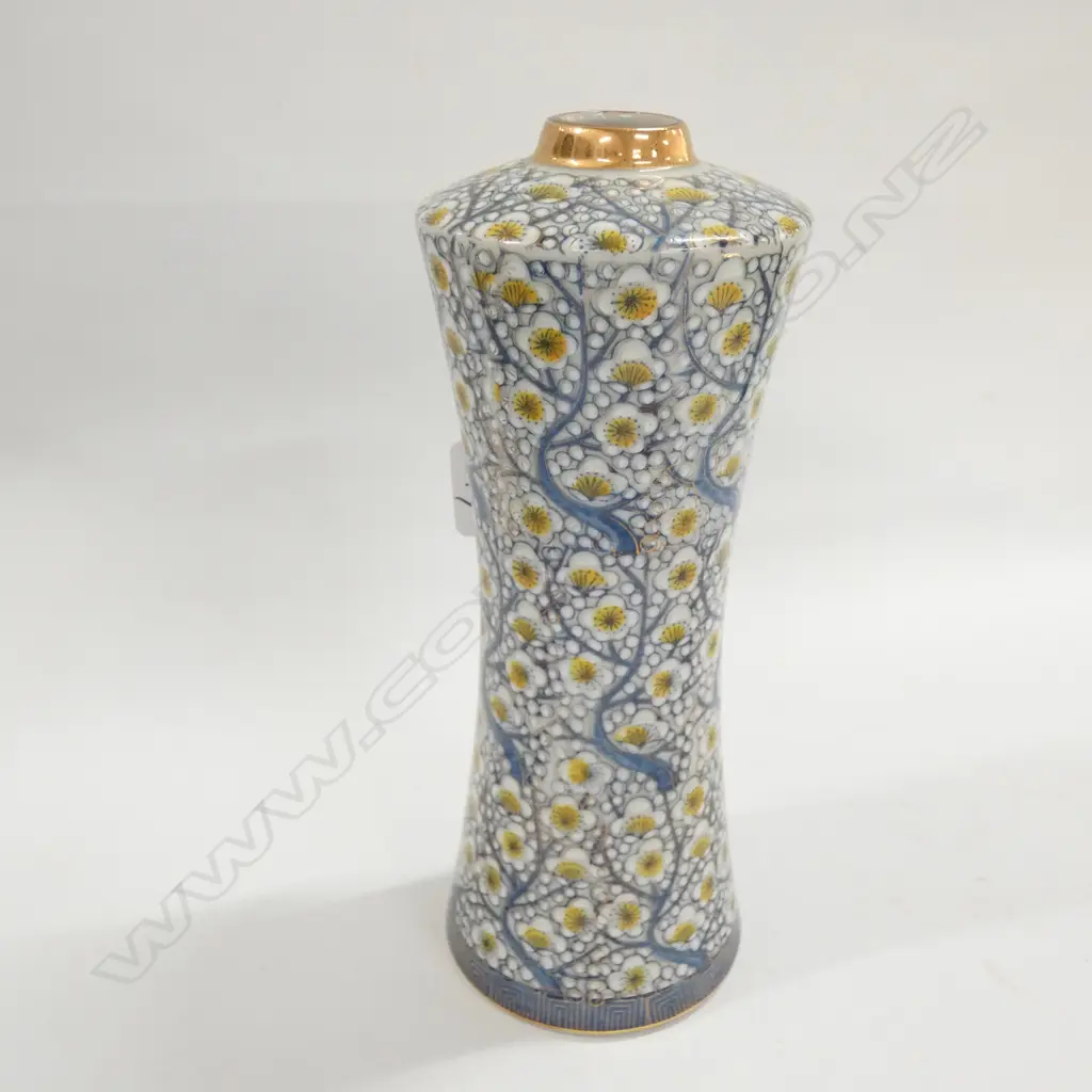 FINE JAPANESE BLOSSOM VASE WAISTED FORM H.240mm Image 1++