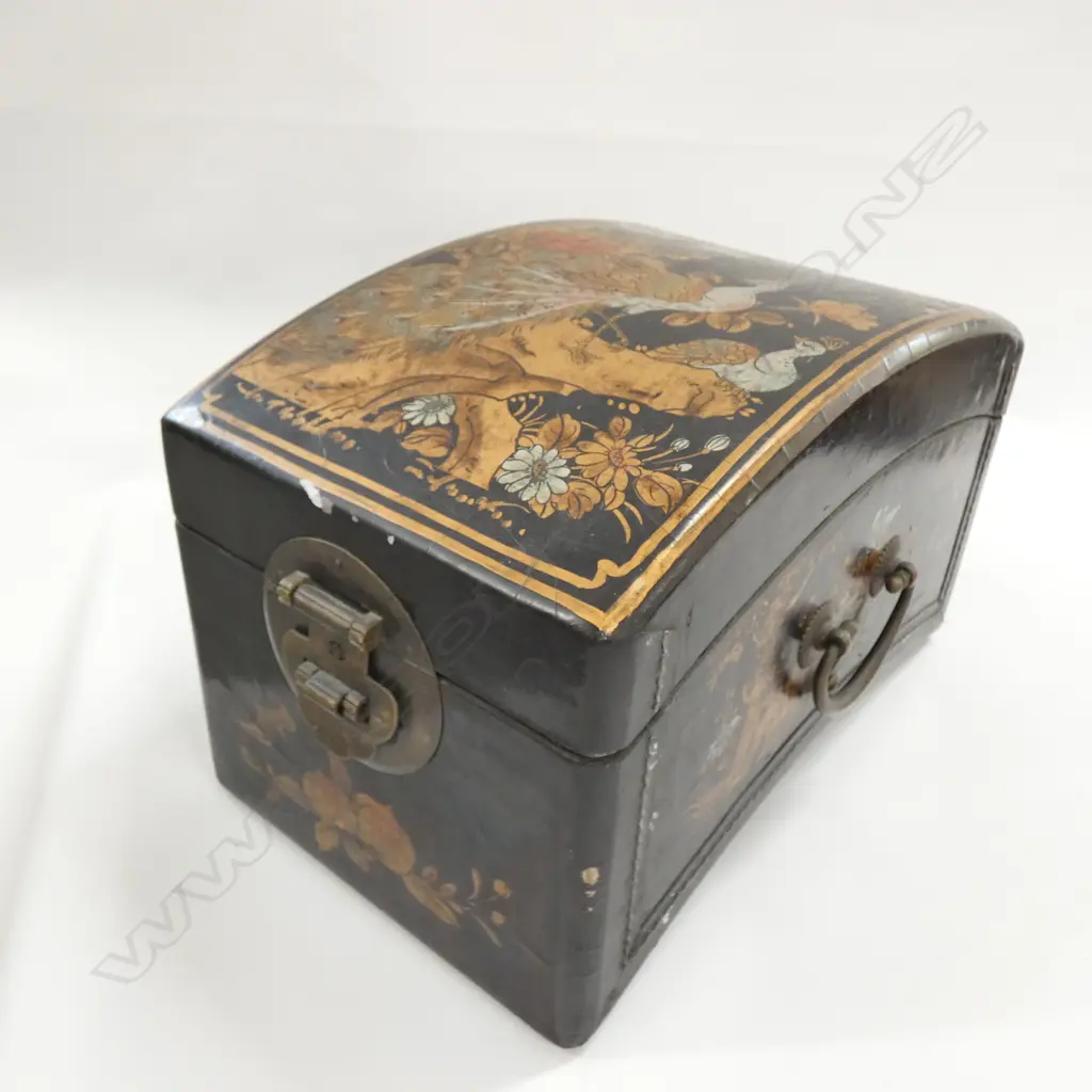 CHINESE LACQUER BOX L. 310MM Image 1++