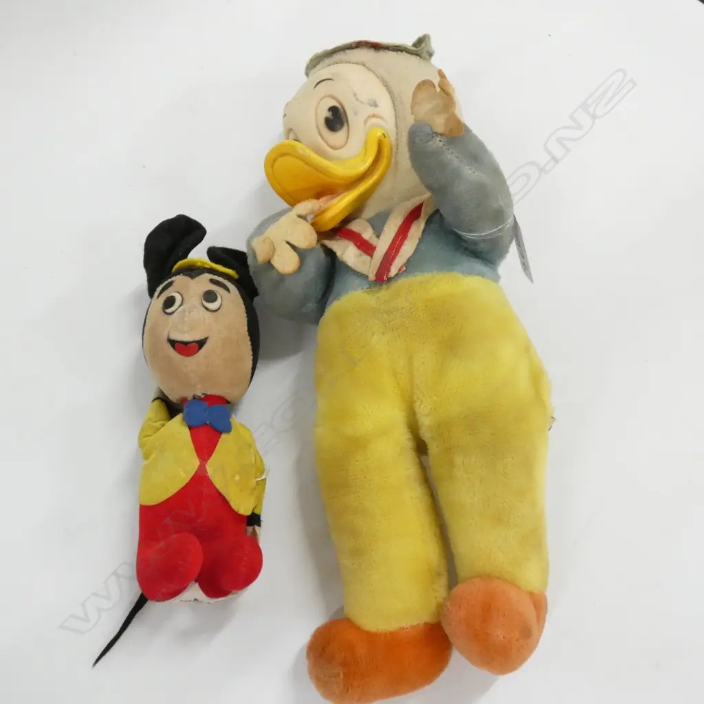 VINTAGE WALT DISNEY MICKEY MOUSE & DONALD DUCK TOYS - ORIGINAL LABELS Image 1++