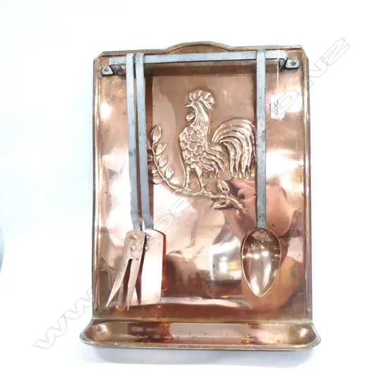 FRENCH COPPER UTENSIL RACK