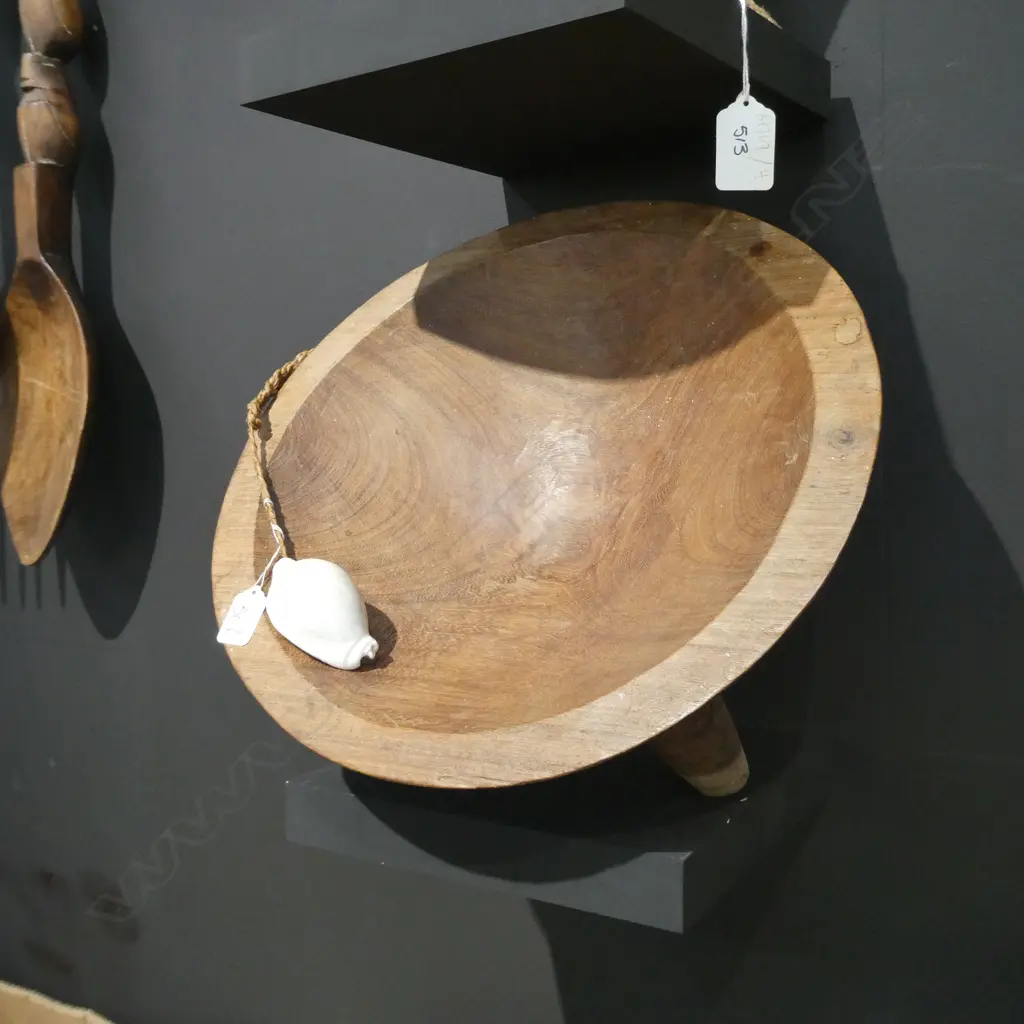 FIJIAN KAVA BOWL (AF) 385MM DIAMETER Image 1++