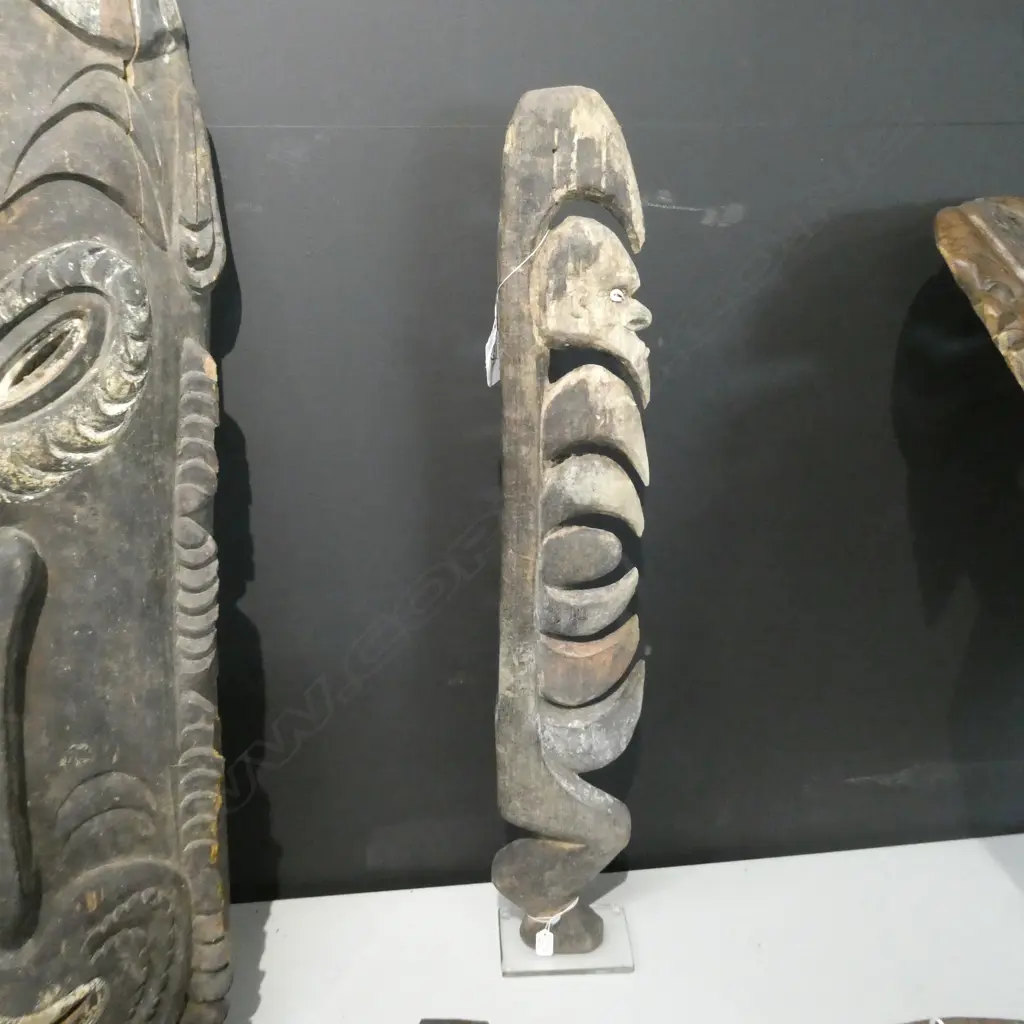 CARVED WOODEN ANCESTOR FIGURE PAPUA NEW GUINEA 375MM Image 1++