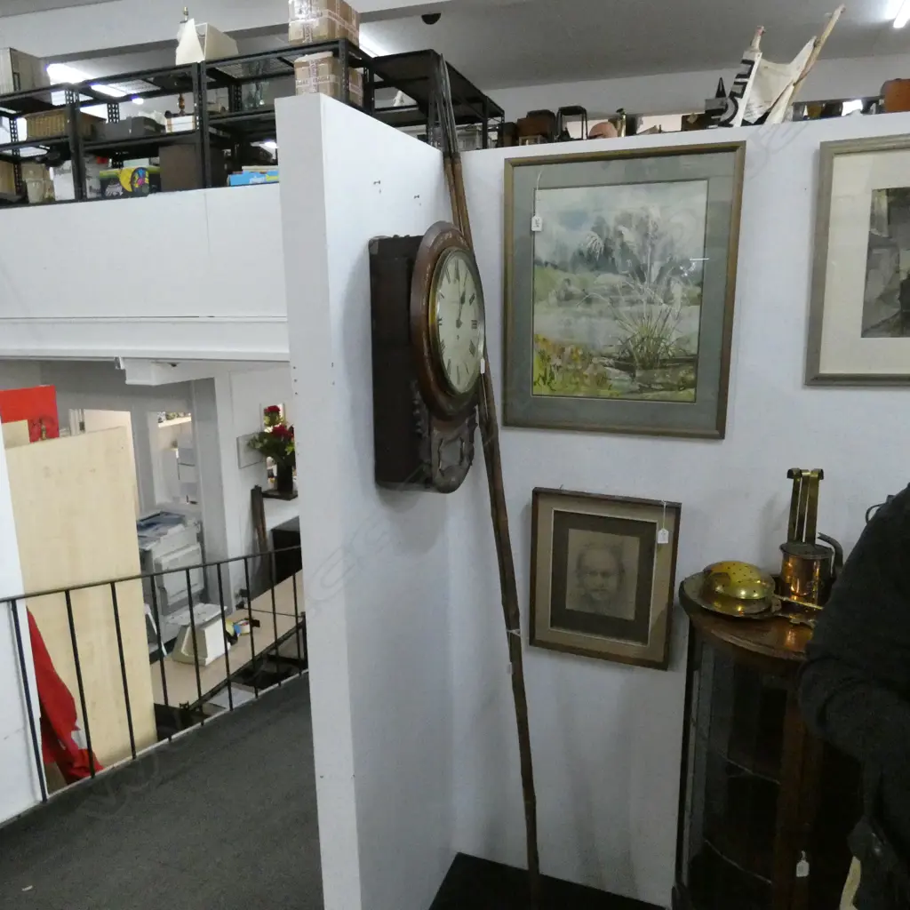 PAIR OLD BAMBOO LANCES, L.2270mm Image 1++