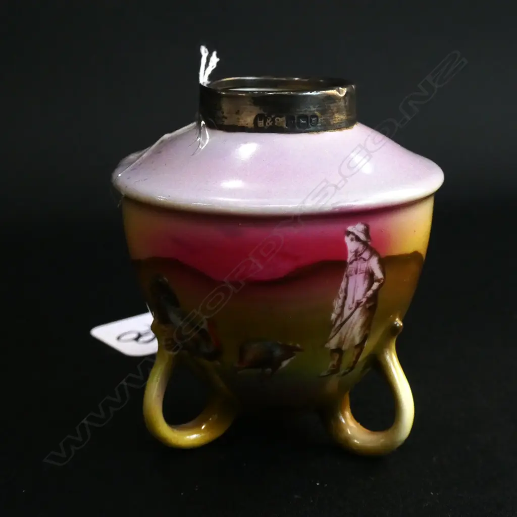 ROYAL BAYREUTH VASE WITH STG RIM H 70 MM Image 1++