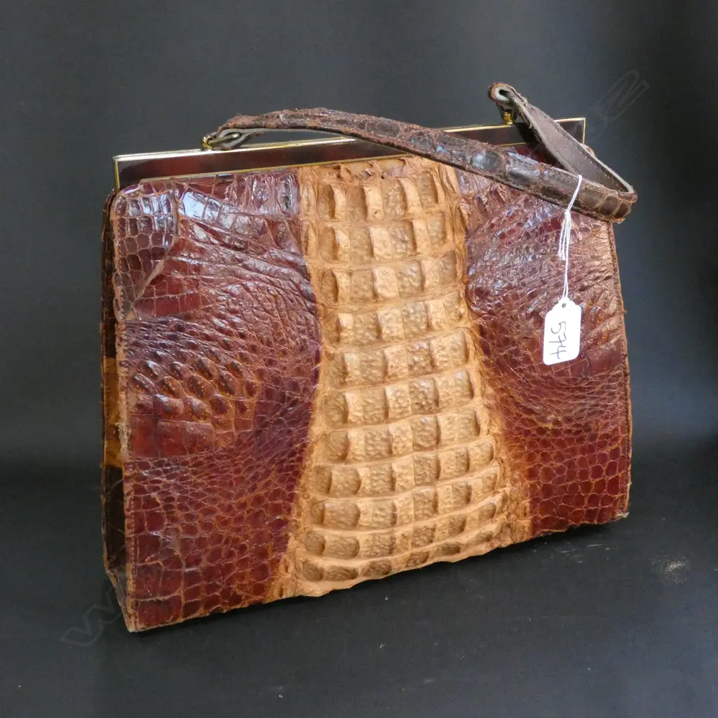 CROCODILE HAND BAG  Image 1++