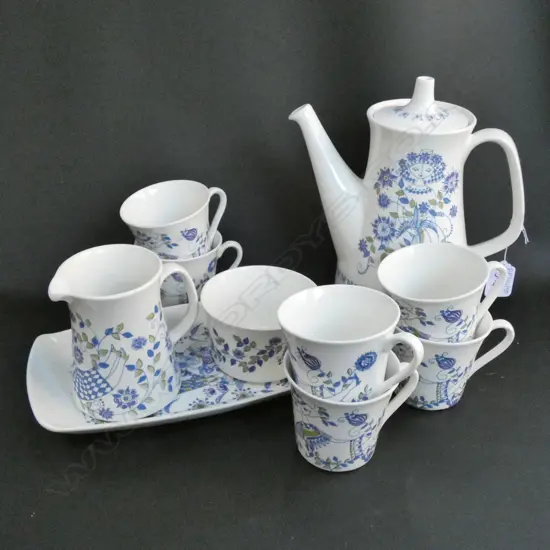10 PCE TURI DESIGN LOTTE NORWAY COFFEE SET 