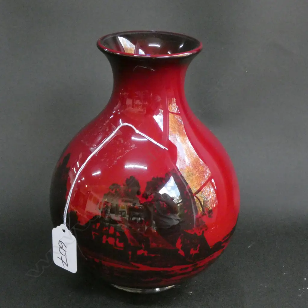 R/DOULTON FLAMBE VASE H. 190MM Image 1++