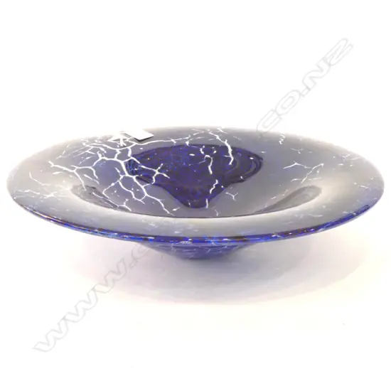 LARGE DARTINGTON H/BLOWN GLASS BOWL D 390 MM