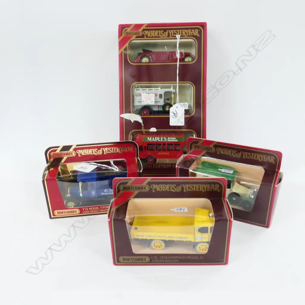 MATCHBOX MODELS OF YESTERYEAR REDBOX FEAT. 3 PACK GROUP OF 4 Image 1++