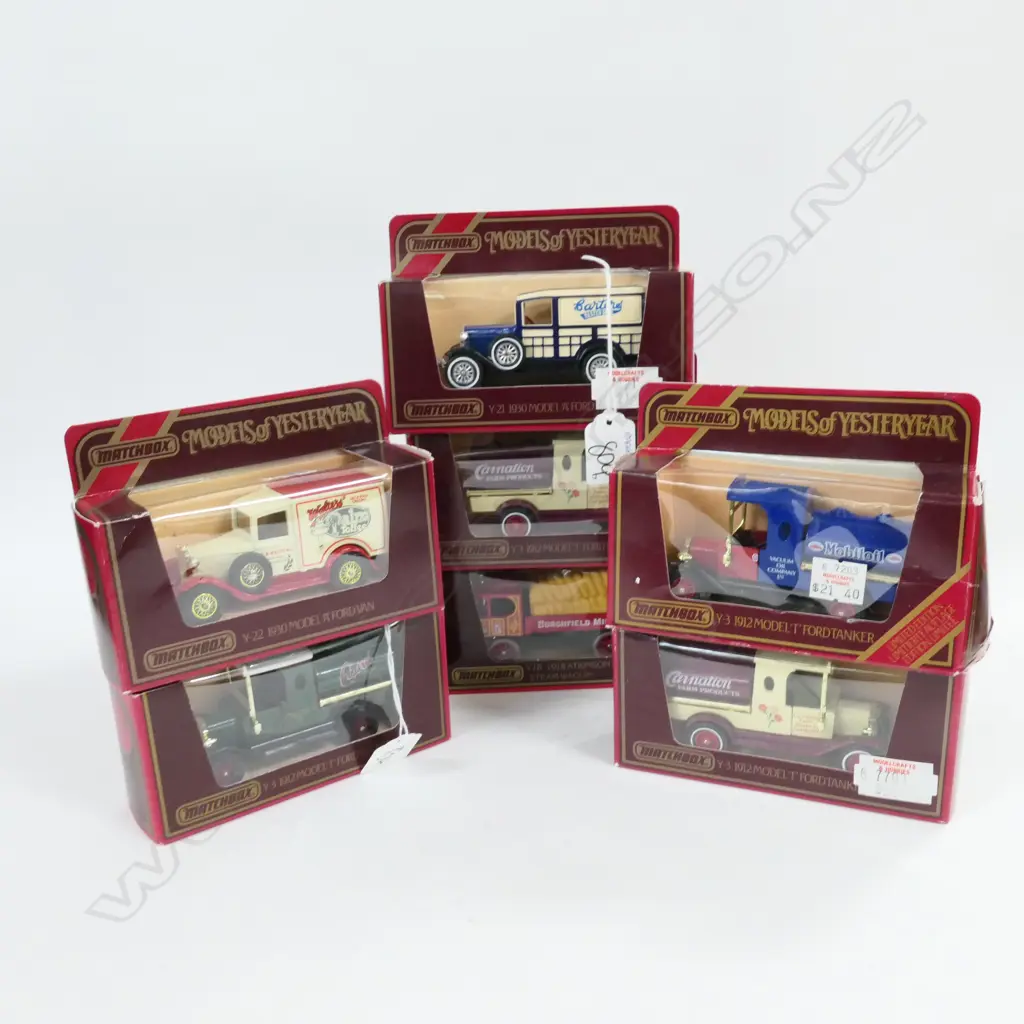 MATCHBOX MODELS OF YESTERYEAR REDBOX GROUP OF 7 Image 1++
