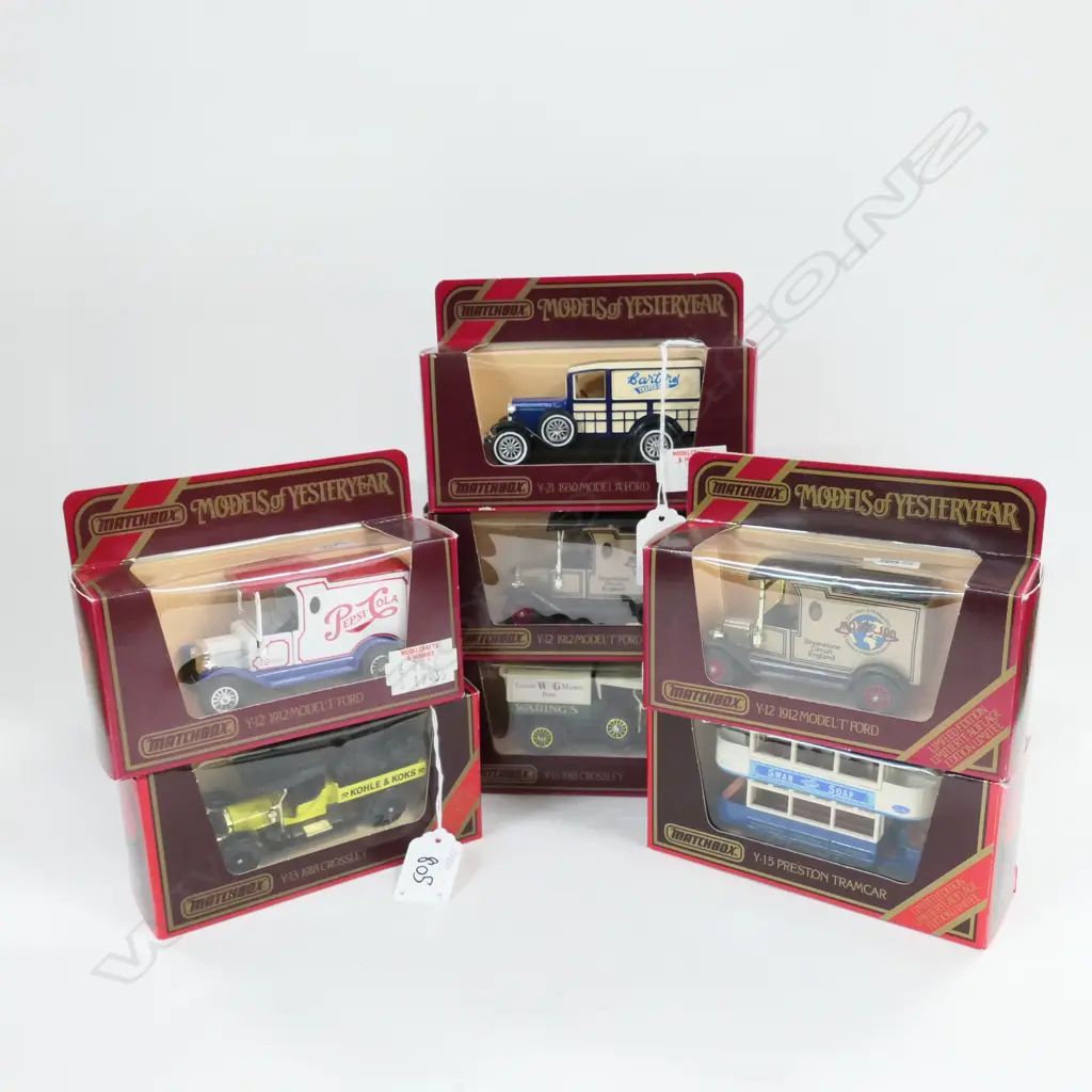 MATCHBOX MODELS OF YESTERYEAR REDBOX GROUP OF 7 Image 1++