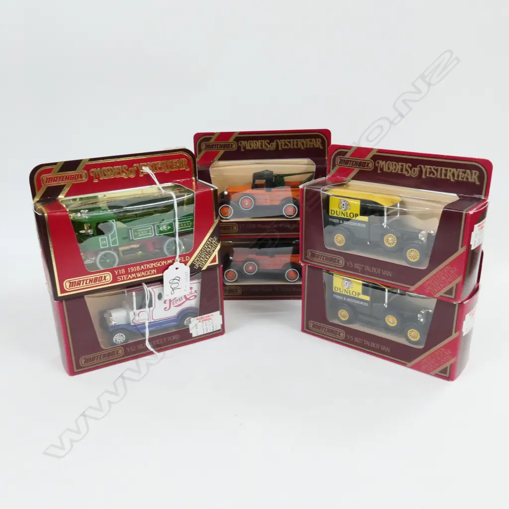 MATCHBOX MODELS OF YESTERYEAR REDBOX GROUP OF 6 Image 1++