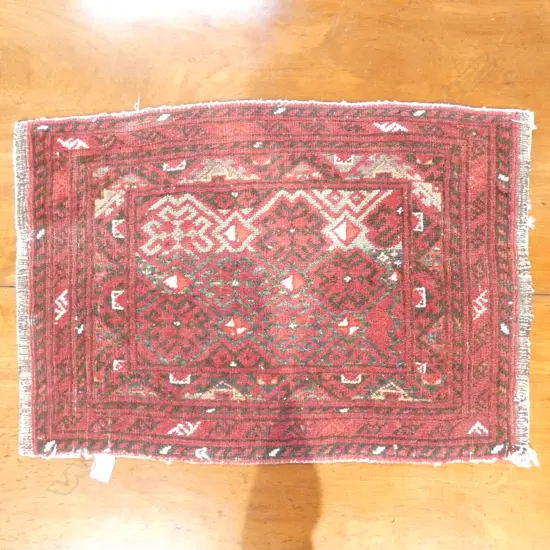 SMALL OLD BALUCHI RUG 