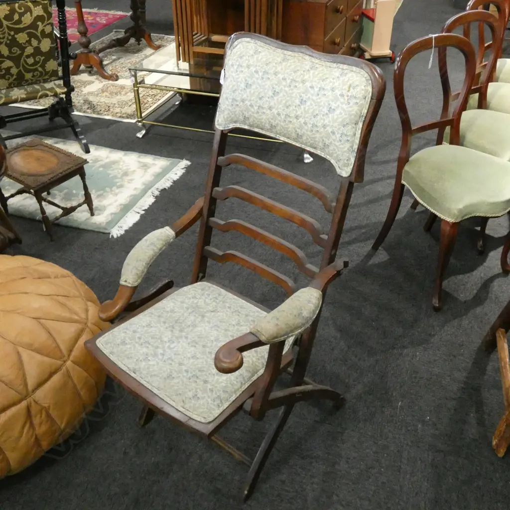 EDWARDIAN FOLDING CHAIR Image 1++