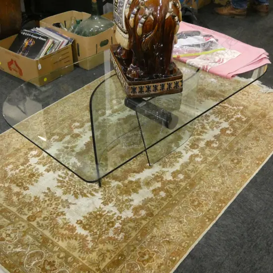 CONTEMPORARY GLASS COFFEE TABLE L. 1340MM