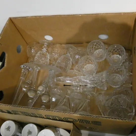 BOX LOT ASST CRYSTAL