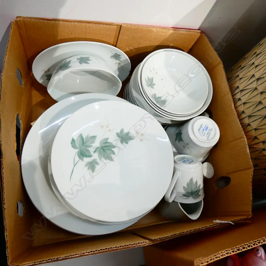BOX LOT NORITAKE WILD IVY DINNER SERVICE Image 1++