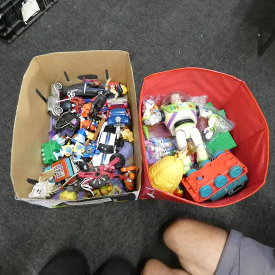 2 BOXES ASST. CHILDRENS TOYS 