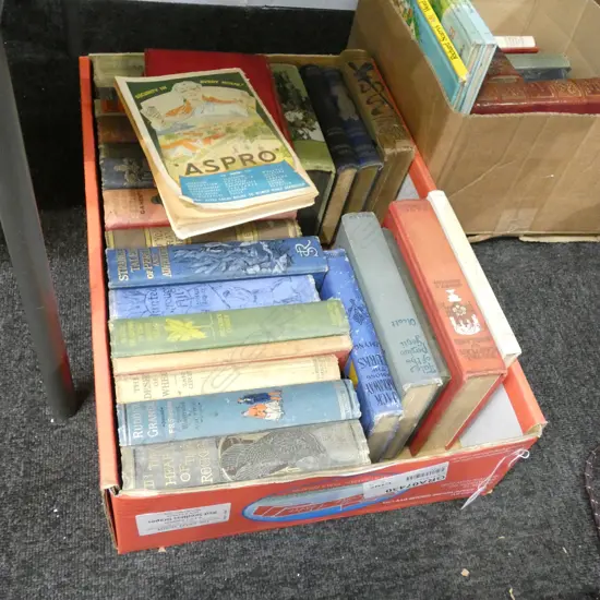 BOX OF OLD BOOKS