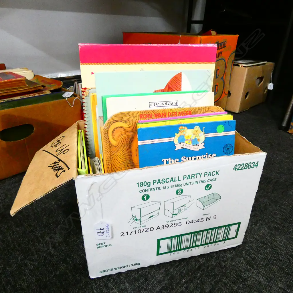 BOX OF KIDS POP UP BOOKS Image 1++