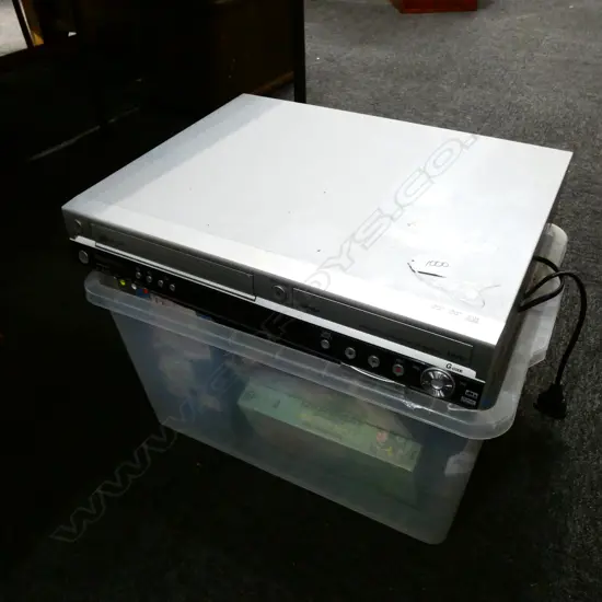 V.H.S +DVD PLAYER + ASST TAPES