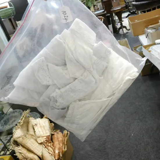 2 ANTIQUE LINEN CHRISTENING GOWNS