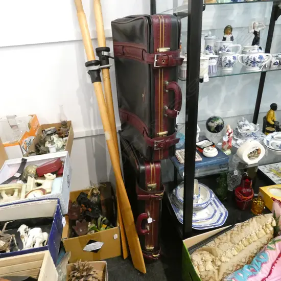 2 VINTAGE PIERRE CARDIN SUITCASES AF