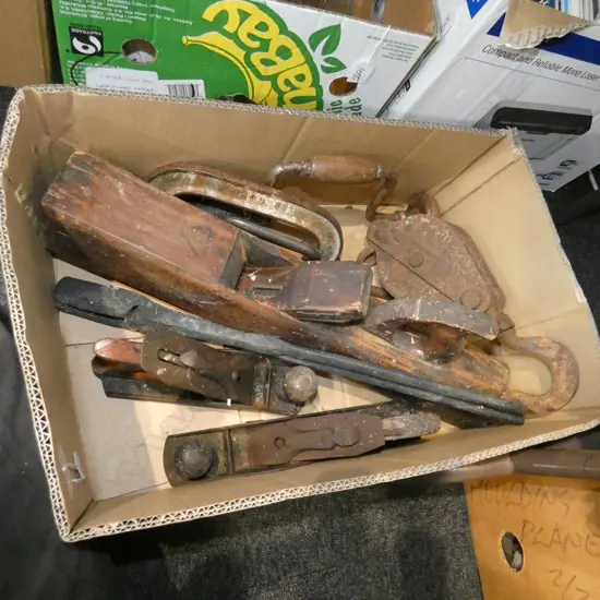 ASST TOOLS PLANES/BRACE ETC