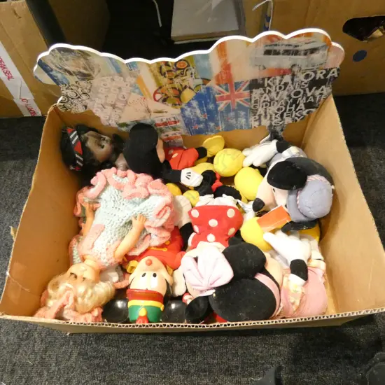 LOT ASST DISNEY SOFT TOYS ETC