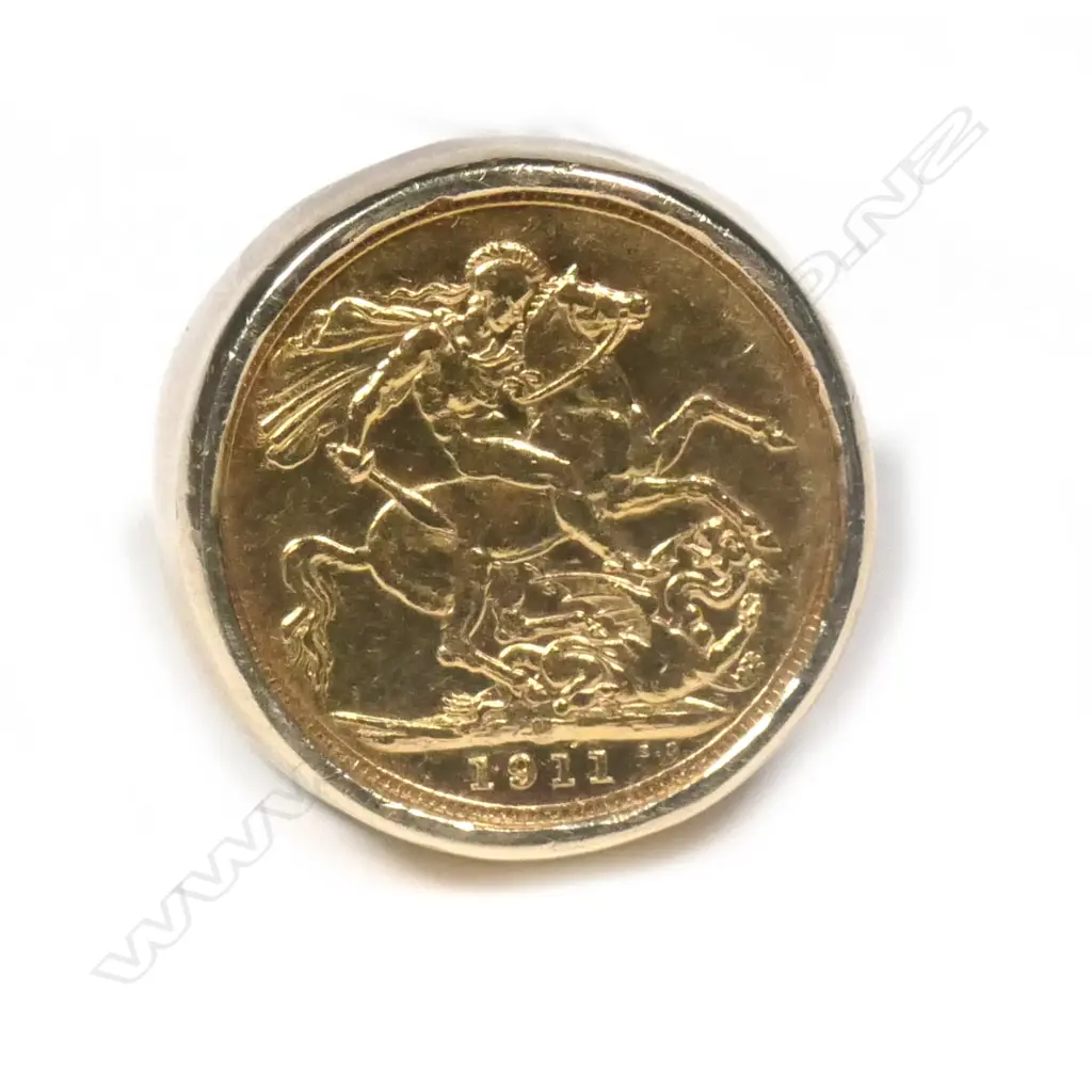 22CT & 9CT FULL SOVEREIGN RING INS.VAL.$3200 Image 1++