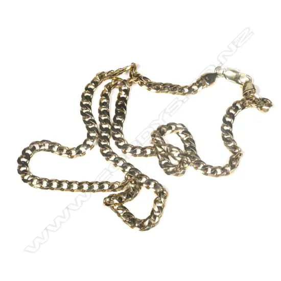 9ct Y/GOLD CURB CHAIN INS.VAL.$3800