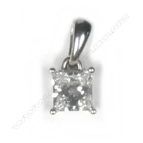 14CT W/GOLD DIA. PENDANT INS. VAL.$8000