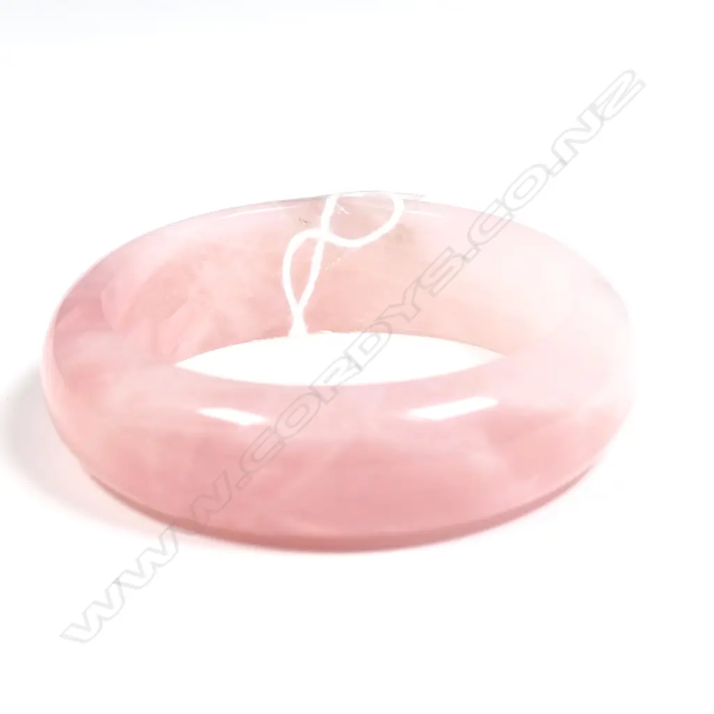 PINK ROSE QUARTZ BANGLE Image 1++