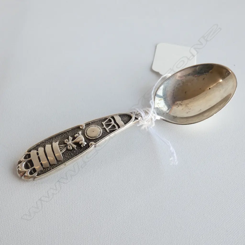 STG SILVER CHRISTENING SPOON Image 1++
