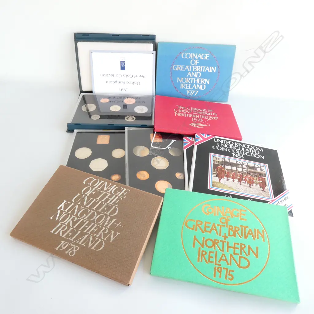 9 ASST UK COIN PROOFS Image 1++
